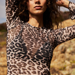 VESTIDO LARGO MALLA PRINT