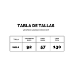 VESTIDO LARGO CROCHET