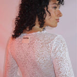 CAMISETA ENCAJE MANGA LARGA