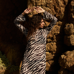 VESTIDO CORTO MALLA PRINT