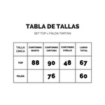SET TOP + FALDA ESCOCESA