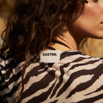 VESTIDO CORTO MALLA PRINT