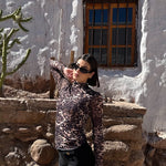 CAMISETA MALLA CUELLO ALTO