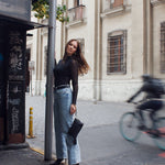 CAMISETA MALLA CUELLO ALTO