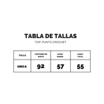 TOP PUNTO CROCHET